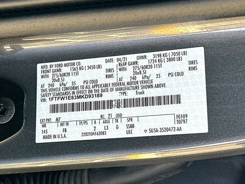 Used 2021 Ford F150 XLT w/ Equipment Group 302A High image 27