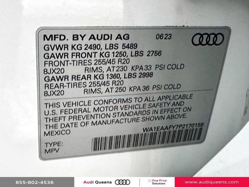 Certified 2023 Audi Q5 2.0T Premium Plus w/ Premium Plus Package AWD/4WD image 39