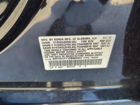 Used 2013 Honda Ridgeline Sport image 24