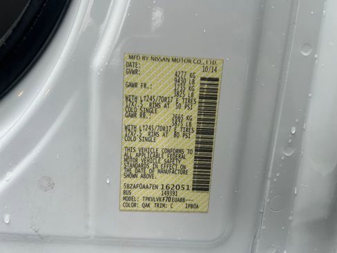 Used 2014 Nissan NV 3500 SL w/ Technology Package image 34