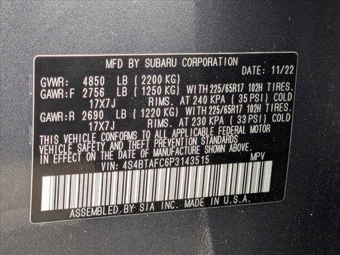 Used 2023 Subaru Outback Premium image 14