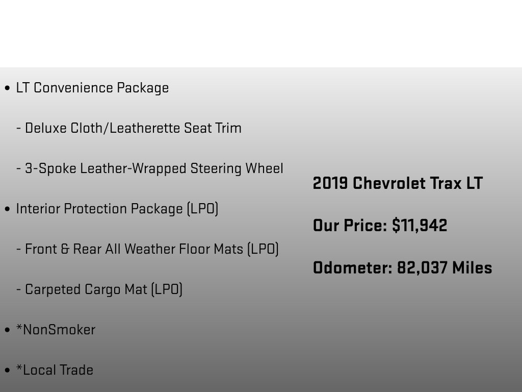 Used 2019 Chevrolet Trax LT w/ LT Convenience Package AWD/4WD image 12
