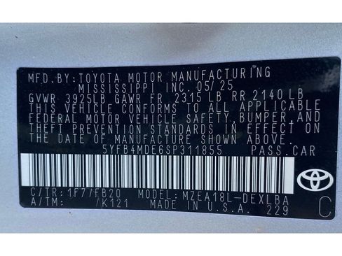 Used 2025 Toyota Corolla LE image 16