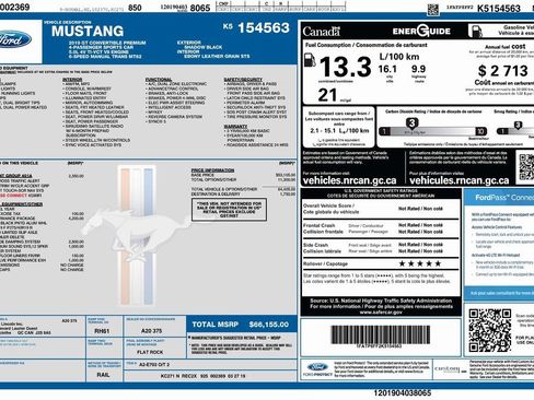 Used 2019 Ford Mustang GT Premium w/ GT Performance Package image 2