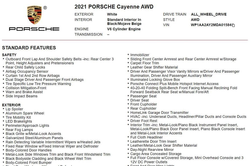 Used 2021 Porsche Cayenne AWD/4WD image 18