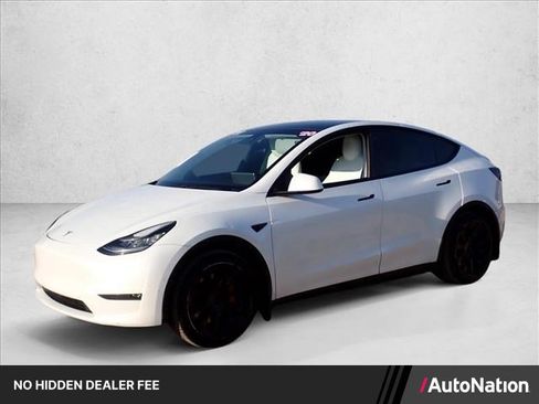 Used 2020 Tesla Model Y Long Range AWD/4WD image 1