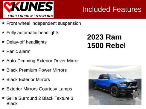 Used 2023 RAM 1500 Rebel w/ Night Edition AWD/4WD image 3