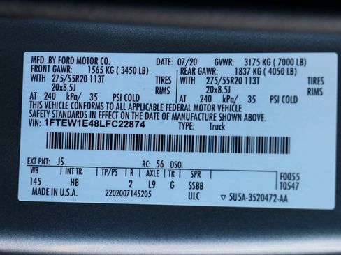 Certified 2020 Ford F150 Lariat image 36