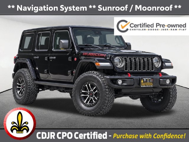 Certified 2025 Jeep Wrangler Unlimited Rubicon AWD/4WD image 1