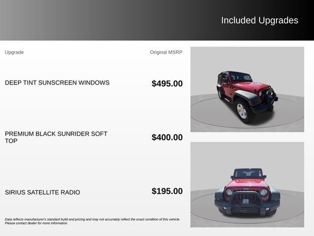 Used 2014 Jeep Wrangler Sport w/ Quick Order Package 24S AWD/4WD image 8