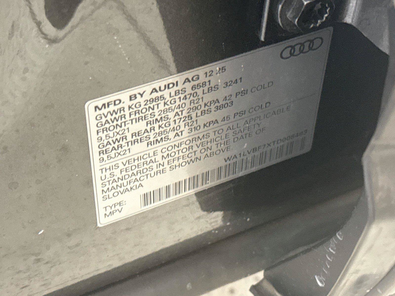 Certified 2026 Audi Q7 3.0T Premium Plus w/ Premium Plus Package AWD/4WD image 35