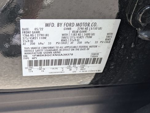 Certified 2022 Ford Explorer ST w/ Equipment Group 401A AWD/4WD image 45
