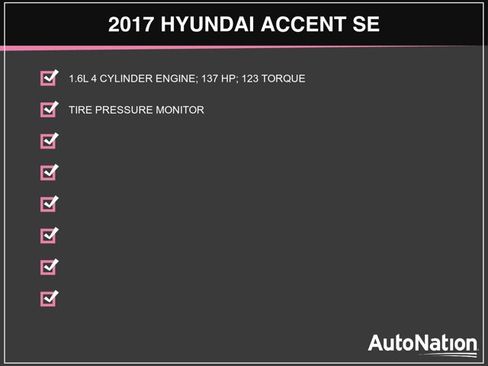 Used 2017 Hyundai Accent SE FWD image 3