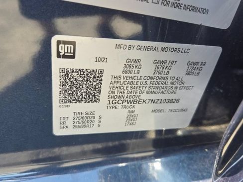 Used 2022 Chevrolet Silverado 1500 Custom RWD image 18