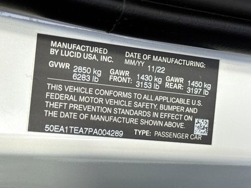 Used 2023 Lucid Air Touring image 30