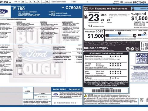 Certified 2023 Ford F150 XLT w/ Equipment Group 302A High image 7