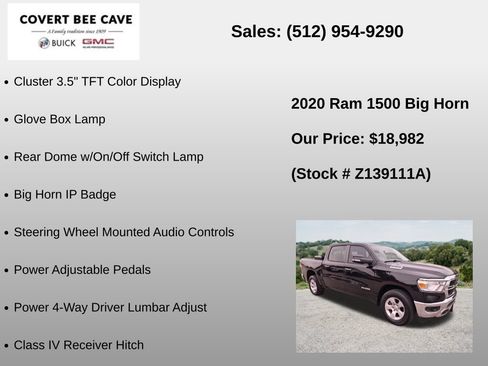 Used 2020 RAM 1500 Big Horn RWD image 30