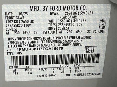 Used 2026 Ford Explorer ST-Line AWD/4WD image 77