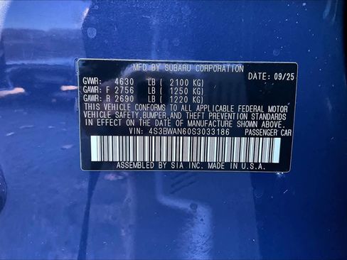 New 2025 Subaru Legacy Limited image 21