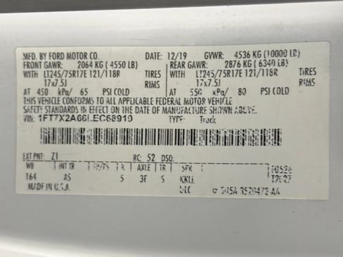 Used 2020 Ford F250 XL w/ Power Equipment Group image 61