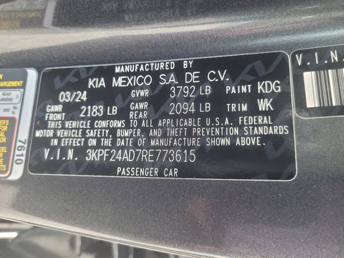 Used 2024 Kia Forte LXS w/ LXS Technology Package FWD image 33