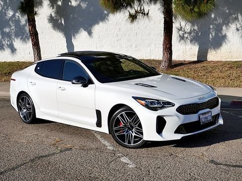 Certified 2022 Kia Stinger GT1 w/ Red Interior Color Package RWD image 1