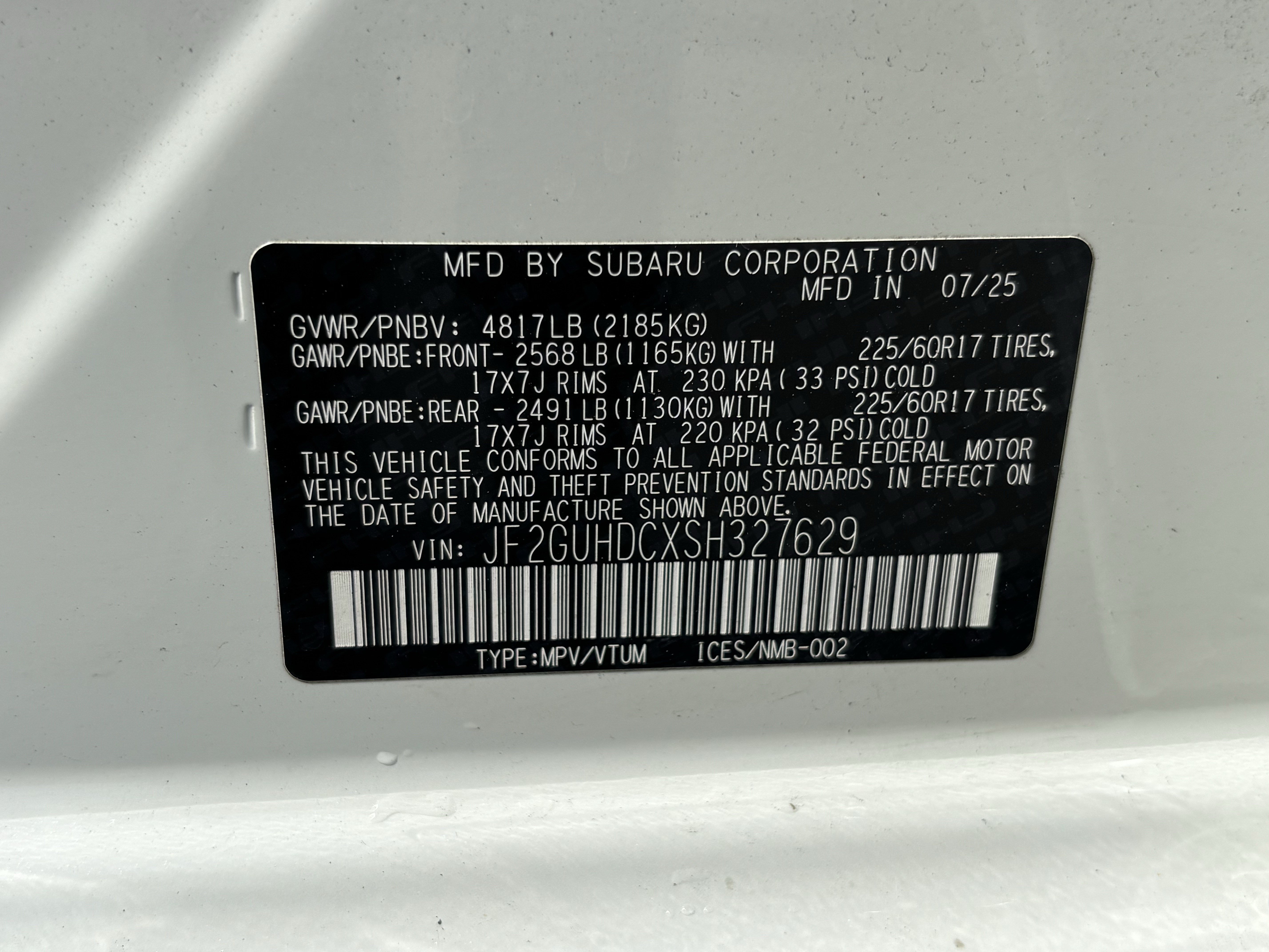 Used 2025 Subaru Crosstrek 2.5i Premium AWD/4WD image 37