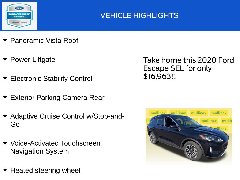 Used 2020 Ford Escape SEL AWD/4WD image 19
