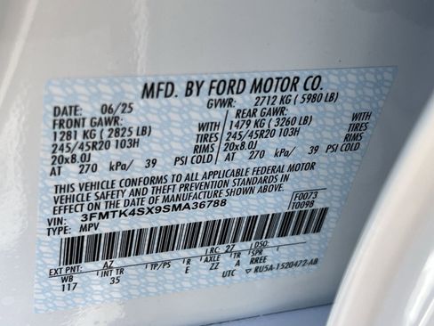 New 2025 Ford Mustang Mach-E GT w/ Interior Protection Package image 29