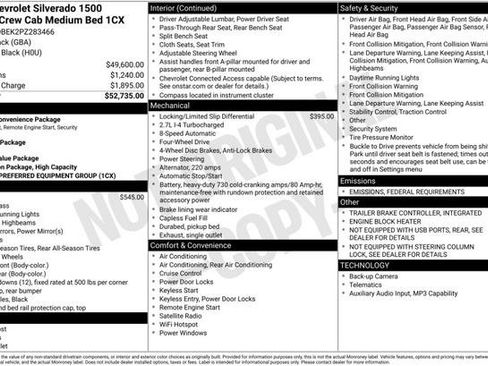 Used 2023 Chevrolet Silverado 1500 Custom image 3