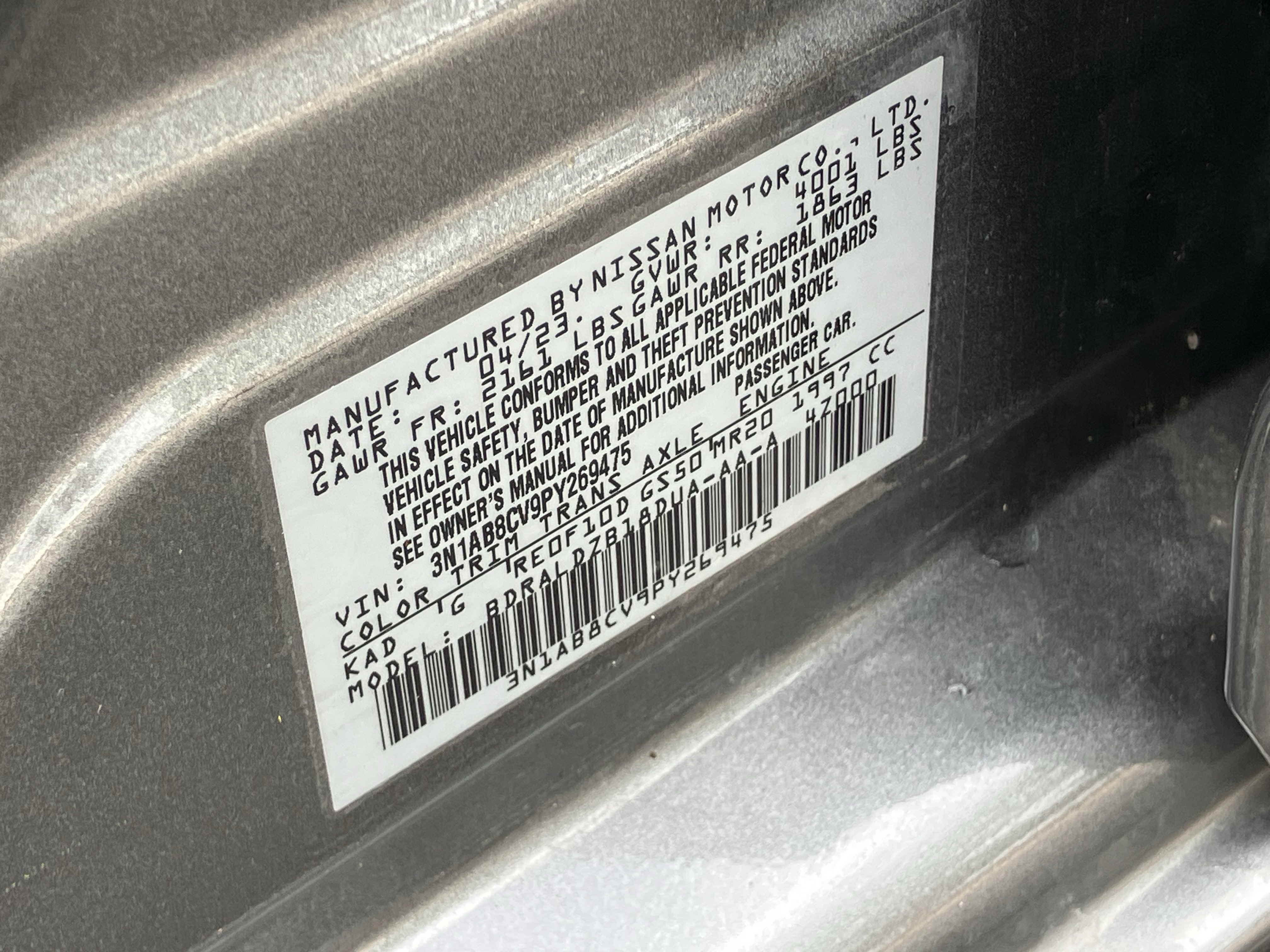 Used 2023 Nissan Sentra SV FWD image 29