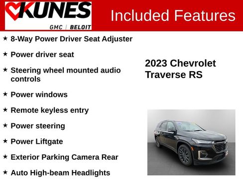 Used 2023 Chevrolet Traverse RS AWD/4WD image 3