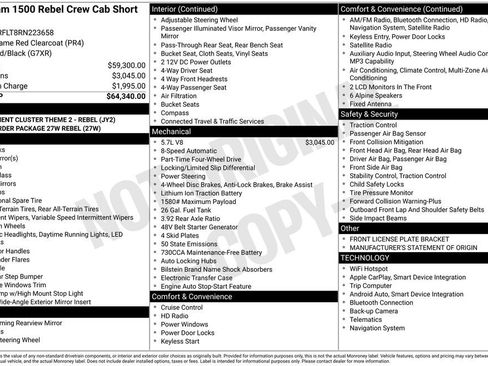 Used 2024 RAM 1500 Rebel image 55