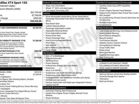 Used 2019 Cadillac XT4 Sport image 11