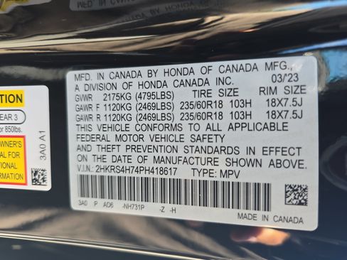Certified 2023 Honda CR-V EX-L image 34