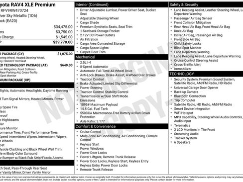 Used 2024 Toyota RAV4 XLE Premium w/ Weather Package image 23