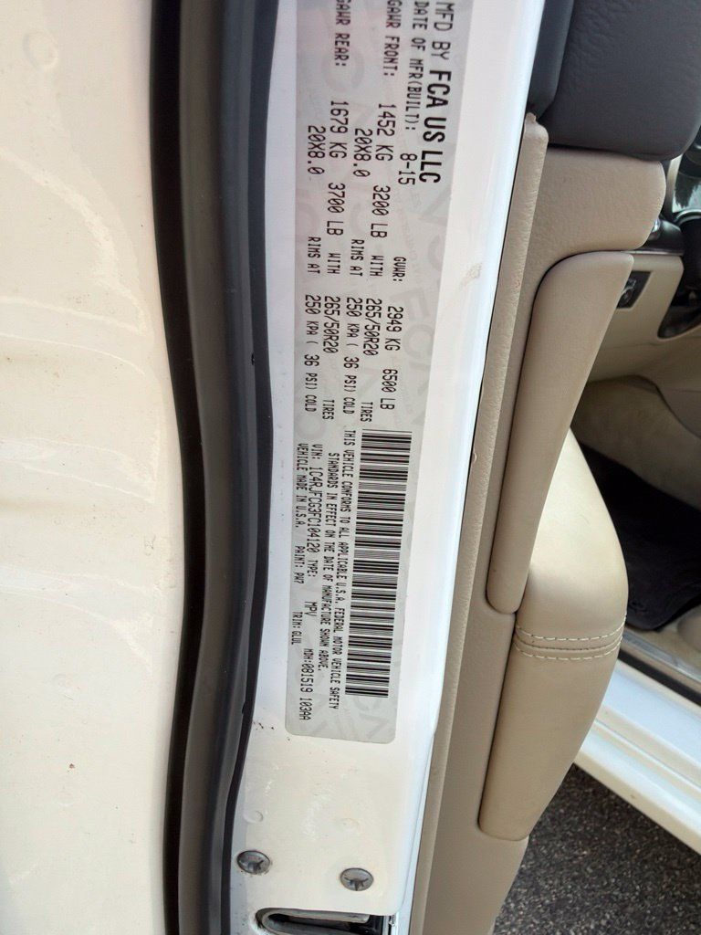 Used 2015 Jeep Grand Cherokee Overland AWD/4WD image 15