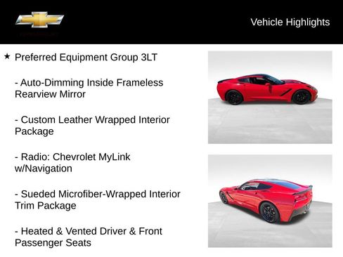 Used 2017 Chevrolet Corvette Stingray Coupe w/ 3LT Preferred Equipment Group image 14