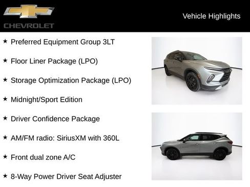Used 2024 Chevrolet Blazer LT w/ Midnight/Sport Edition FWD image 5