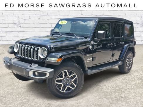 Used 2024 Jeep Wrangler Unlimited Sahara w/ Safety Group AWD/4WD image 1