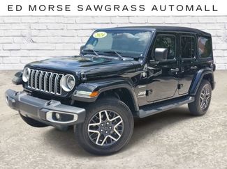 Used 2024 Jeep Wrangler Unlimited Sahara w/ Safety Group AWD/4WD 360° Tour