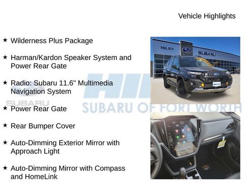 New 2026 Subaru Forester Wilderness w/ Wilderness Plus Package AWD/4WD image 5