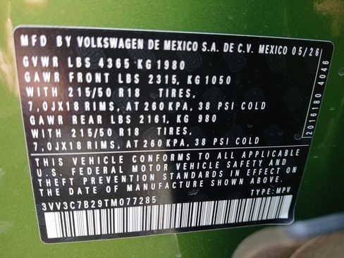 New 2026 Volkswagen Taos SE FWD image 29