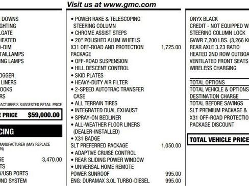 Used 2023 GMC Sierra 1500 SLT w/ SLT Premium Package AWD/4WD image 2