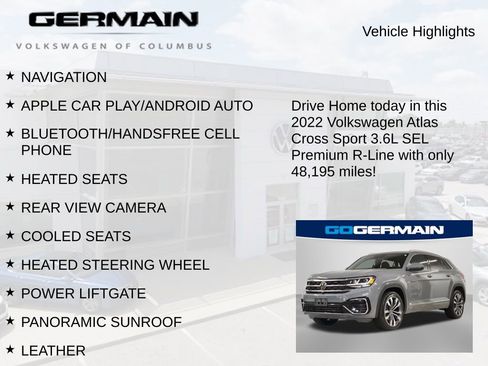 Used 2022 Volkswagen Atlas Cross Sport SEL Premium R-Line image 5