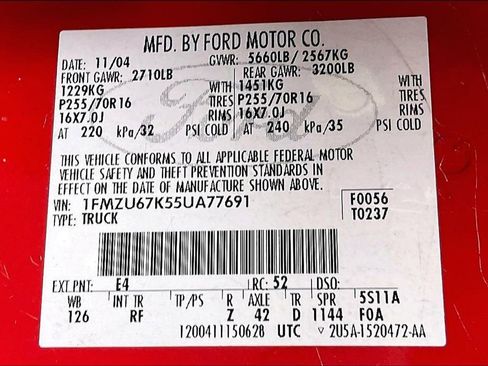 Used 2005 Ford Explorer Sport Trac XLS image 38