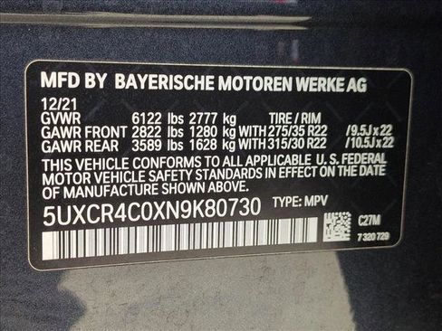 Used 2022 BMW X5 sDrive40i w/ M Sport Package image 26