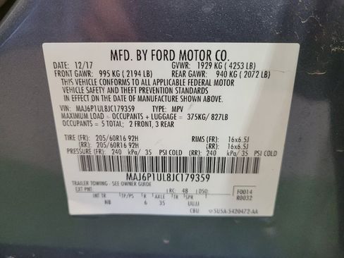 Used 2018 Ford EcoSport SE w/ SE Convenience Package AWD/4WD image 33