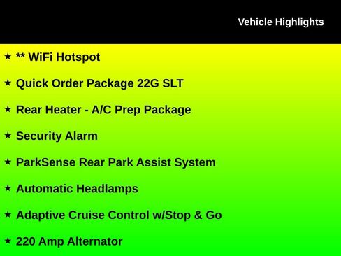 Used 2024 RAM ProMaster 3500 w/ Quick Order Package 22G SLT FWD image 30