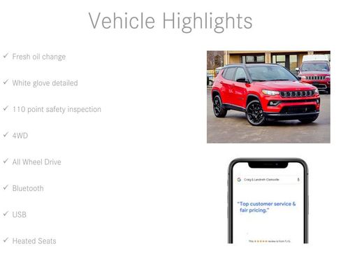 Used 2024 Jeep Compass Latitude w/ Sun and Sound Group image 6